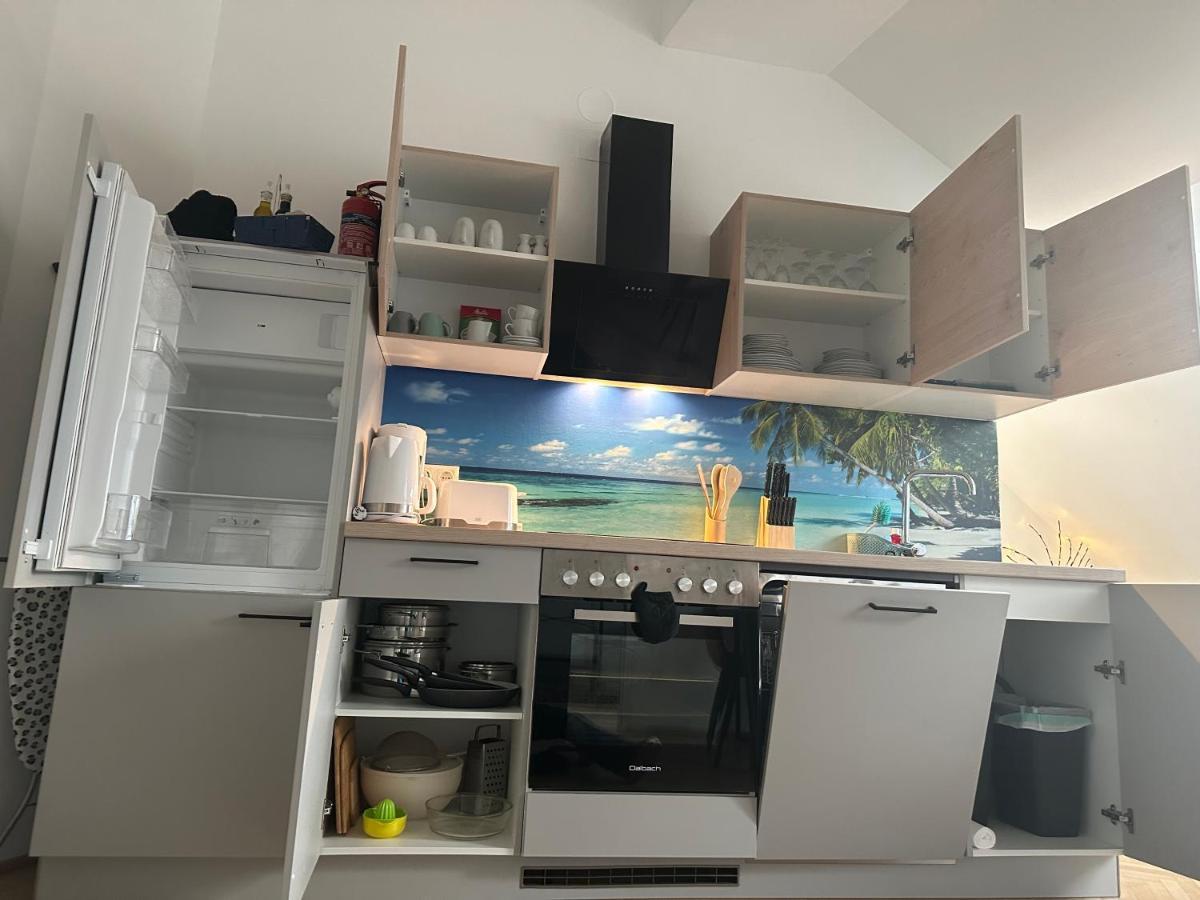 Klimatisiertes Dachgeschoss City Apartment In Zentrum Wiens Eksteriør billede