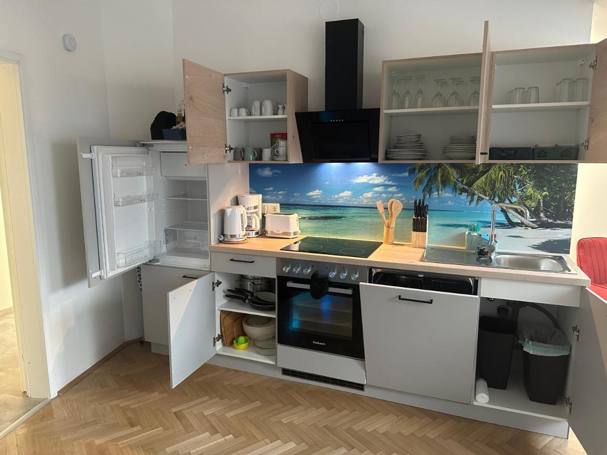 Klimatisiertes Dachgeschoss City Apartment In Zentrum Wiens Eksteriør billede