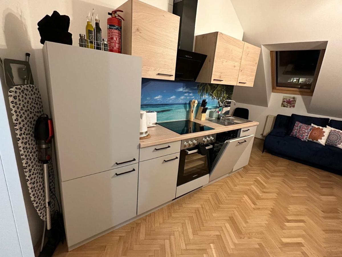 Klimatisiertes Dachgeschoss City Apartment In Zentrum Wiens Eksteriør billede
